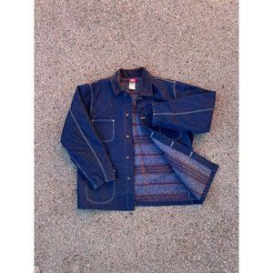 Vintage 90’s Dickies Blanket Lined Quilted Denim Work Jacket Size XL